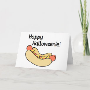 Frohe Halloweenie! Karte