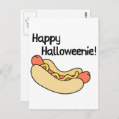 Frohe Halloweenie! Postkarte (Vorne/Hinten)