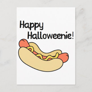 Frohe Halloweenie! Postkarte