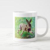 Frohe Hasen 2011 Jumbo-Tasse (Rechts)