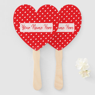 Frohe Herzen Valentinstag Modernes Liebesmuster Fächer