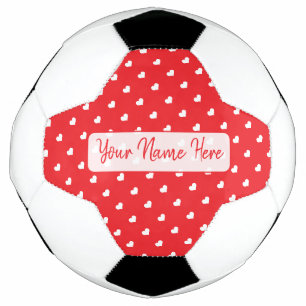 Frohe Herzen Valentinstag Modernes Liebesmuster Fußball