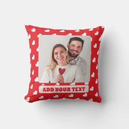 Frohe Herzen Valentinstag Modernes Liebesmuster Kissen