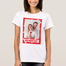 Frohe Herzen Valentinstag Modernes Liebesmuster T-Shirt