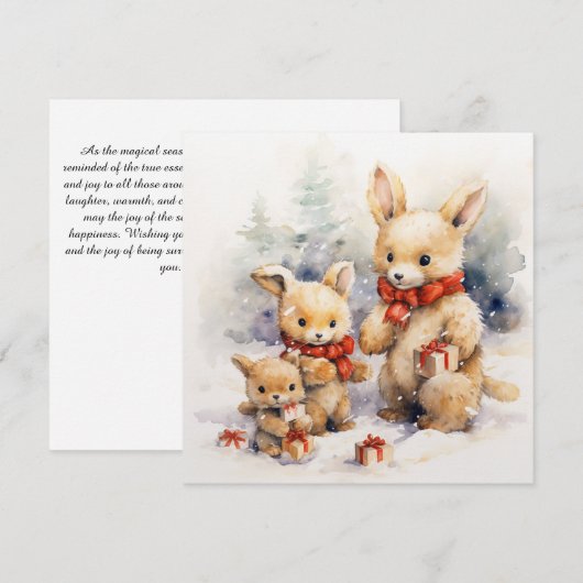 Frohe Herzwärmung Weihnachten (Vorne/Hinten)