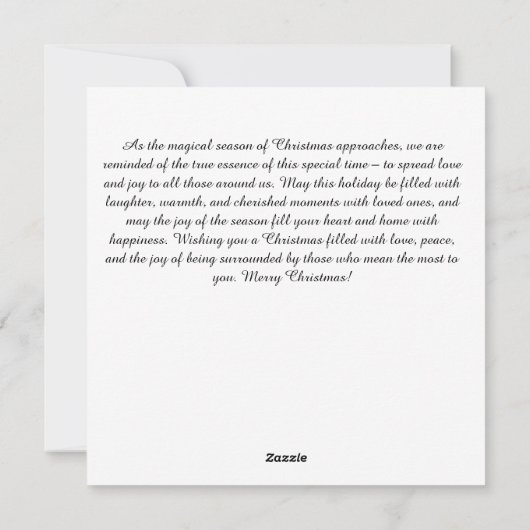 Frohe Herzwärmung Weihnachten (Rückseite)