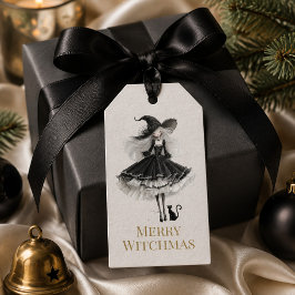 Frohe Hexenweihnacht – Gothic Hexe Geschenkanhänge Geschenkanhänger