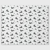 Frohe Hirschgeschenke für den Urlaub Geschenkpapier (Flach)