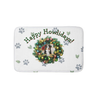 Frohe Howlidays Foto Bild Badematte