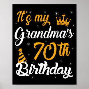 Frohe Ihr ist Oma 70. Geburtstag 1955 70 Jahre Poster