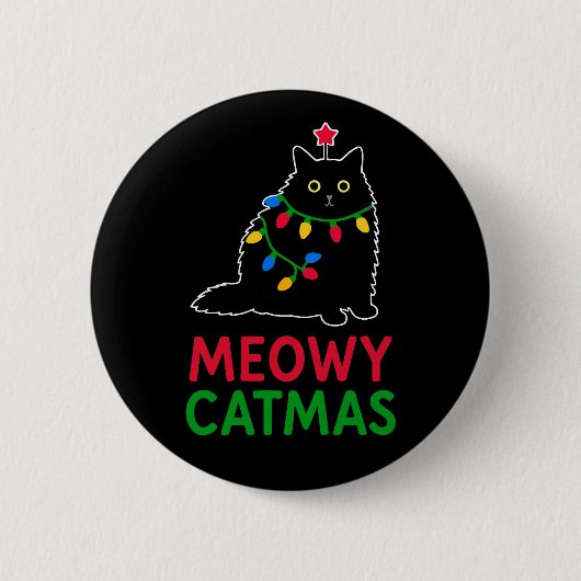 Frohe Katmas Button (Vorderseite)