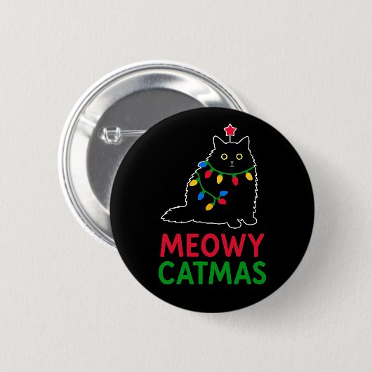 Frohe Katmas Button (Vorne & Hinten)