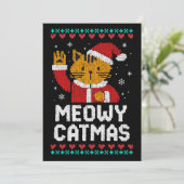 Frohe Katmas Einladung (Stehend Vorderseite)