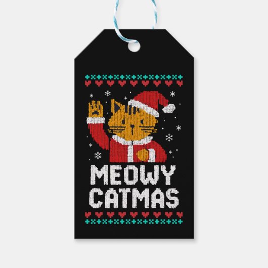 Frohe Katmas Geschenkanhänger (Vorderseite)