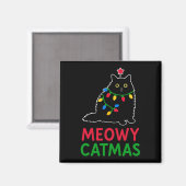 Frohe Katmas Magnet (Vorderseite/Rückseite)