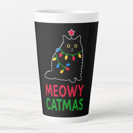 Frohe Katmas Milchtasse (Vorderseite)