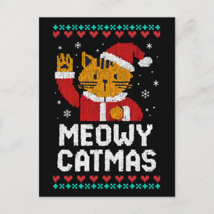 Frohe Katmas Postkarte
