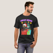 Frohe Katz Weihnachten T-Shirt (Vorne ganz)