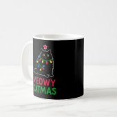 Frohe Katzenweihnacht Kaffeetasse (Vorderseite Links)