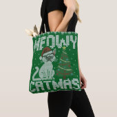 Frohe Katzenweihnachten, du dreckiges Tier Tasche (Von Nahem)