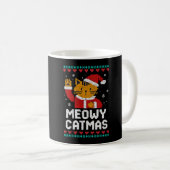 Frohe Katzenweihnachten Kaffeetasse (VorderseiteRechts)