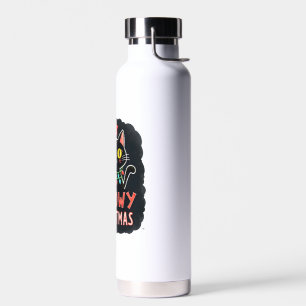 Frohe Katzenweihnachten Süße Kätzchen Katzen Weihn Trinkflasche
