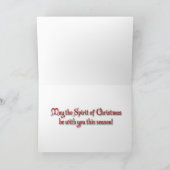 Frohe Keesie Weihnachten! Feiertagskarte (Innenseite)