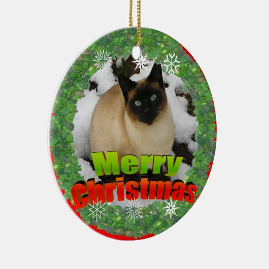 Frohe Keramikornament (Rechts)