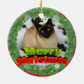 Frohe Keramikornament (Hinten)