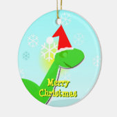 Frohe Keramikornament (Links)