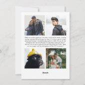 Frohe Kickmas Fußball Foto Weihnachten (Rückseite)