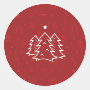 FROHE KLEINE WEIHNACHTEN / Aufkleber