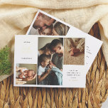 Frohe kleine Weihnachten Erste Weihnachten 4 Foto Folien Feiertagskarte<br><div class="desc">Geben Sie Ihren Weihnachtskarten ein Glanzlicht mit Goldfolie, Silber oder Rose! Feiern Sie Ihre schönsten Urlaubsmomente mit unserer Fotokarte "Merry Little Christmas". Diese Karte erfasst die Freude Ihrer wachsenden Familie. An der Vorderseite dieses Designs befinden sich drei Ihrer Lieblings-Fotos. Die obere links Ecke liest "Merry Little Christmas" in einer Kombination...</div>