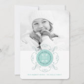 Frohe kleine Weihnachten Glück Neujahr Siegel Foto (Vorderseite)