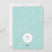 Frohe kleine Weihnachten Glück Neujahr Siegel Foto (Rückseite)