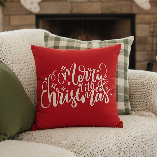 Frohe kleine Weihnachten Kissen (christmas pillow)