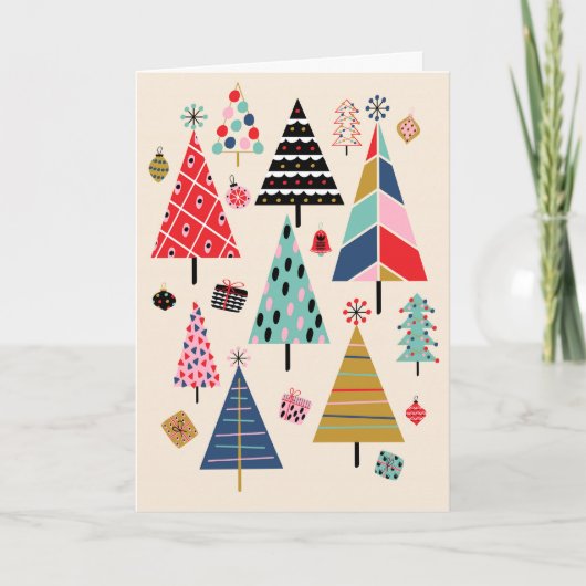 Frohe kleine Weihnachten, Weihnachtskarte Feiertagskarte (Vorderseite)