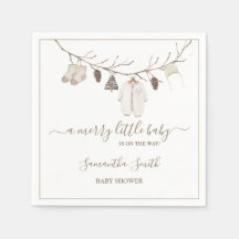 Frohe kleine Weihnachts-Winter-Baby-Party