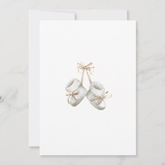 Frohe kleine Weihnachtsdusche Einladung (Rückseite)