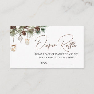 Frohe kleine Weihnachtsdusche Windelwaschmaschine Begleitkarte