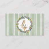 Frohe kleine Weihnachtsdusche Windelwaschmaschine Begleitkarte (Rückseite)