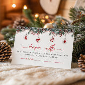 Frohe kleine Weihnachtsdusche Windelwaschmaschine Begleitkarte