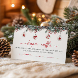 Frohe kleine Weihnachtsdusche Windelwaschmaschine  Begleitkarte