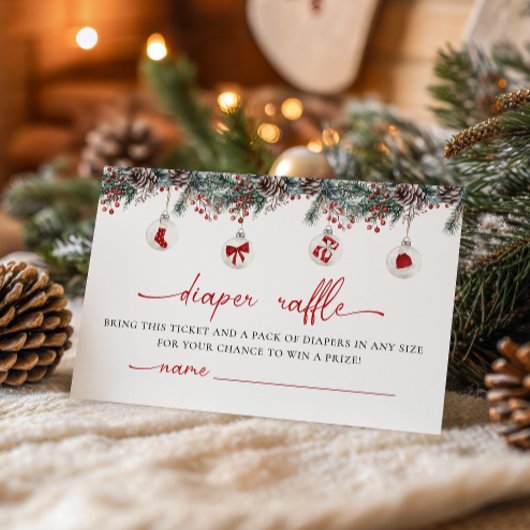 Frohe kleine Weihnachtsdusche Windelwaschmaschine Begleitkarte