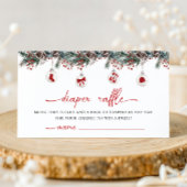 Frohe kleine Weihnachtsdusche Windelwaschmaschine Begleitkarte