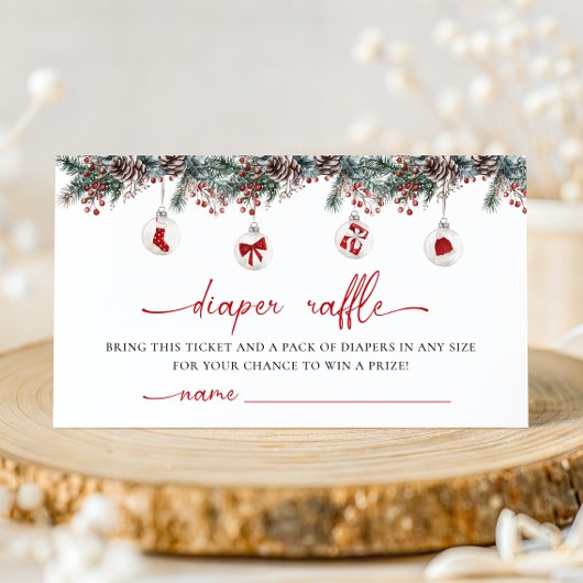 Frohe kleine Weihnachtsdusche Windelwaschmaschine Begleitkarte