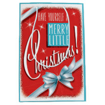 Frohe kleine Weihnachtsgeschenktasche - Mittlere T