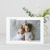 Frohe kleine Weihnachtskarte Feiertagskarte (Stehend Vorderseite)