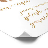 Frohe kleine Weihnachtskleidung Mama Osa Bar Poster (Ecke)