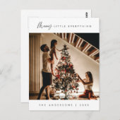 Frohe Kleinigkeiten, Weihnachten, Foto Postkarte (Vorne/Hinten)